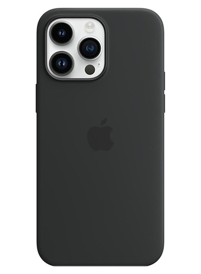 ابل  غطاء حماية من السيليكون مع ماج سيف لهاتف آيفون 14 برو ماكس ميدنايت - Image 1