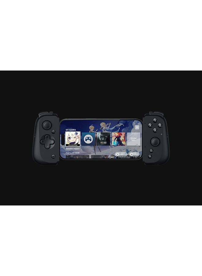 RAZER - Kishi V2 USB C Gaming Controller for iPhone and Android - Black - Image 1