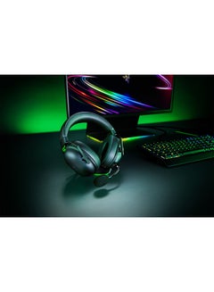 RAZER BlackShark V2 X USB Wired Esports Gaming Headset: 7.1 Surround Sound, 50mm Drivers, 240g Lightweight Build, Noise Cancelling Mic, for PC, PS4, PS5, Xbox Series - Black  - Image 3