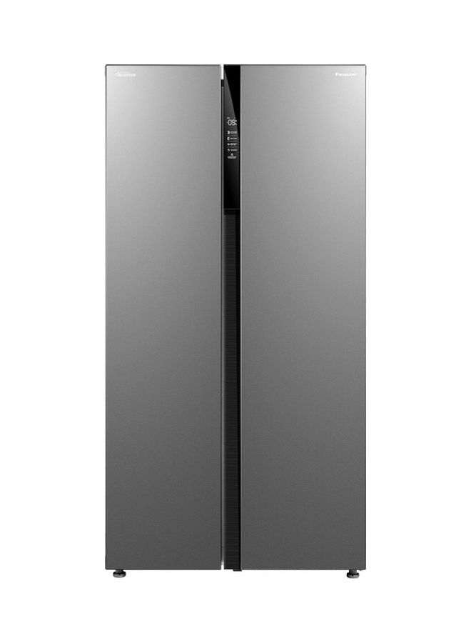 Panasonic Side By Side Refrigerator 11.8Cu.ft, Freezer 6.2Cu.ft, Inverter 335 L NR-BS703MSSA Stainless Steel - Image 1