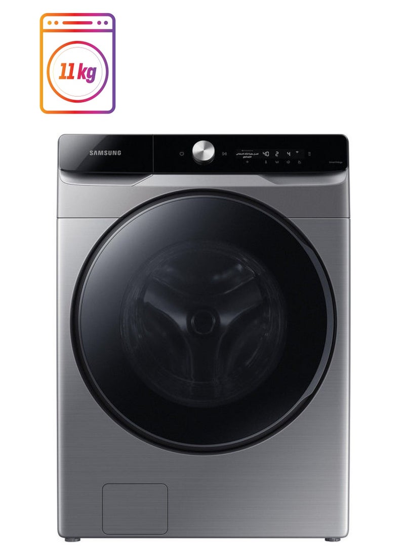 Samsung Front Load Washer Dryer Combo Direct Drive Wi-Fi 11 kg WD18T6300GP Inox - Image 1