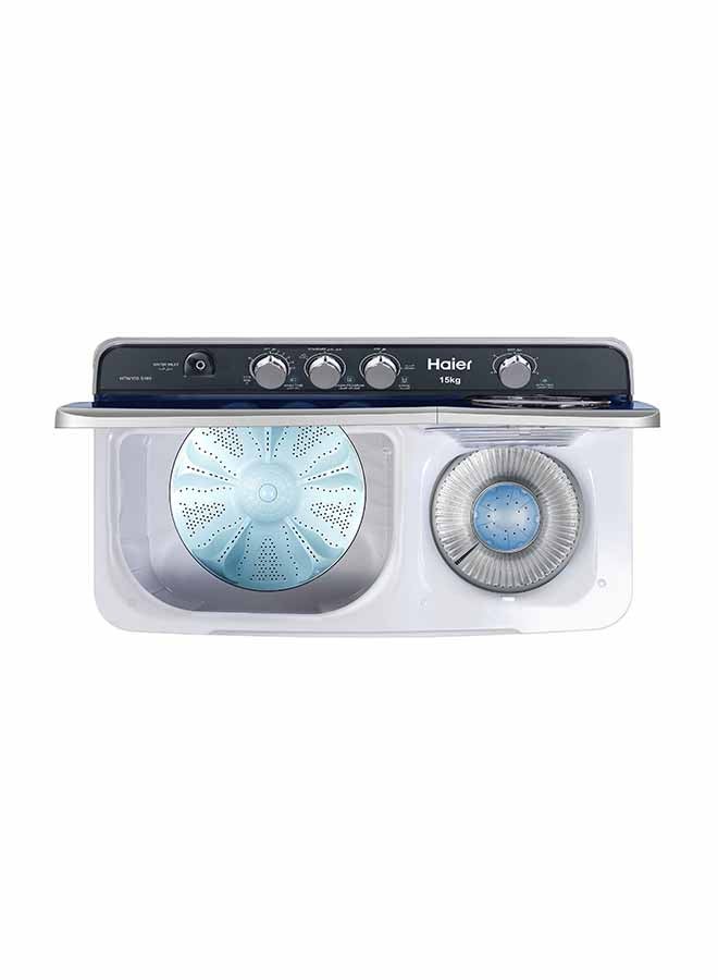 هاير غسالة بحوضين وبرنامجين HTW150-S186 أبيض  - Image 3