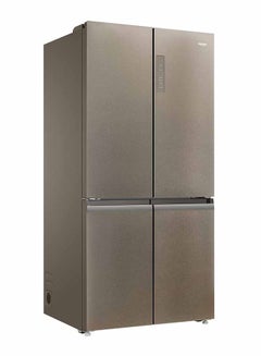 Haier 4-Door Refrigerator 14.9Cu.ft, Freezer 5.7Cu.ft, Twin Inverter Compressor HRF-700TS Platinum Inox  - Image 2
