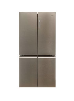Haier 4-Door Refrigerator 14.9Cu.ft, Freezer 5.7Cu.ft, Twin Inverter Compressor HRF-700TS Platinum Inox  - Image 1