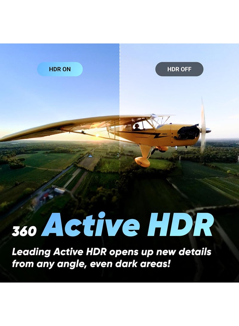 Insta360 X3 10m Waterproof 360° Action Camera | 5.7K30FPS Video, 72MP photos, 4K30fps Single-Lens mode,  1/2" 48MP Sensor, AI Editing, Invisible Selfie Stick Effect, Auto Stabilization, 2.29" Touchscreen - Image 2