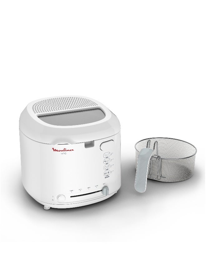 مولينكس أونو مقلاة عميقة سعة 1.8 لترًا وقوة 1470.0 وات AF203127 أبيض 1.8 L 1470 W AF203127 أبيض - Image 2