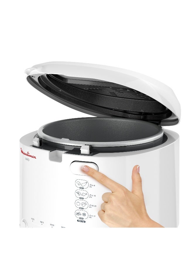 مولينكس أونو مقلاة عميقة سعة 1.8 لترًا وقوة 1470.0 وات AF203127 أبيض 1.8 L 1470 W AF203127 أبيض - Image 5