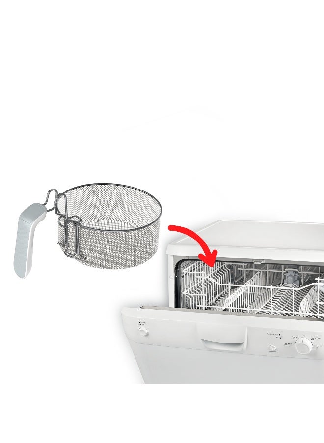 مولينكس أونو مقلاة عميقة سعة 1.8 لترًا وقوة 1470.0 وات AF203127 أبيض 1.8 L 1470 W AF203127 أبيض - Image 3