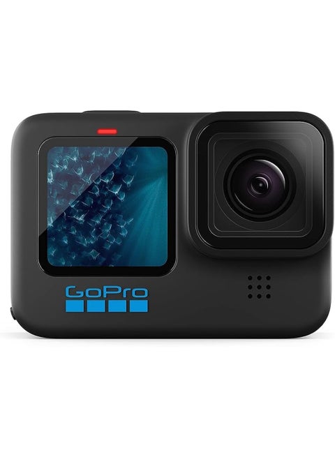 HERO11 Black - Waterproof Action Camera with 5.3K60 Ultra HD Video, 27MP Photos, 1/1.9" Image Sensor, Live Streaming, Webcam, Stabilization