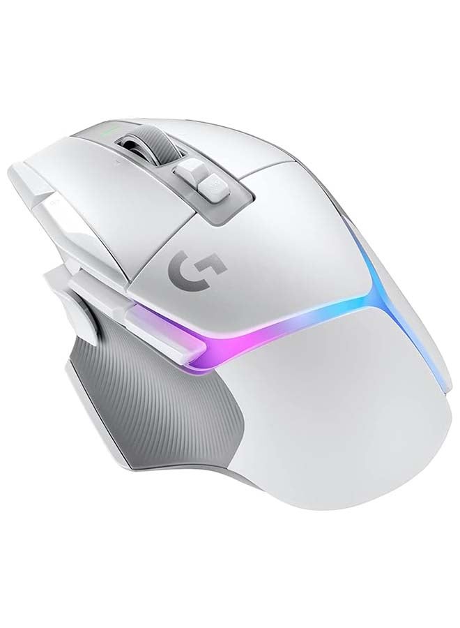 Logitech G502 X PLUS LIGHTSPEED Wireless RGB Gaming Mouse - Optical mouse with LIGHTFORCE hybrid switches, LIGHTSYNC RGB, HERO 25K gaming sensor, compatible with PC - macOS/Windows- White I 910-006173 - Image 1