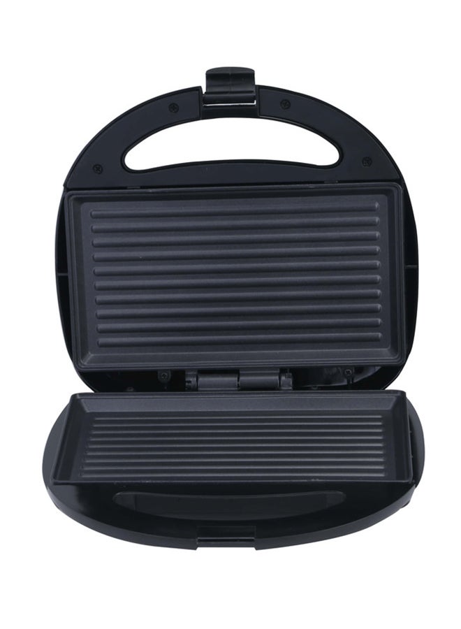 SONASHI 2 Slice Grill Maker – Non-Stick, Stainless Steel Sandwich Maker with Handle Locking System, Indicator Light, Overheat Protection 750 W SGT-853N Black/Silver  - Image 4