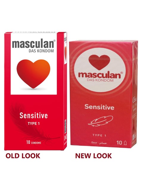 10-Pieces Sensitive Type 1 Condoms