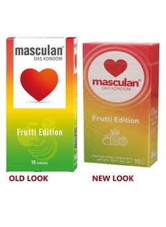 10-Piece Masculan Condom Fruti Edition