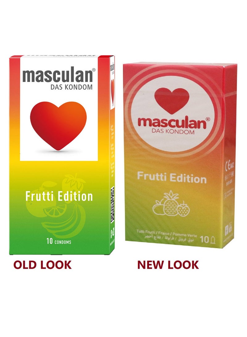 masculan - 10-Piece Masculan Condom Fruti Edition - Image 1