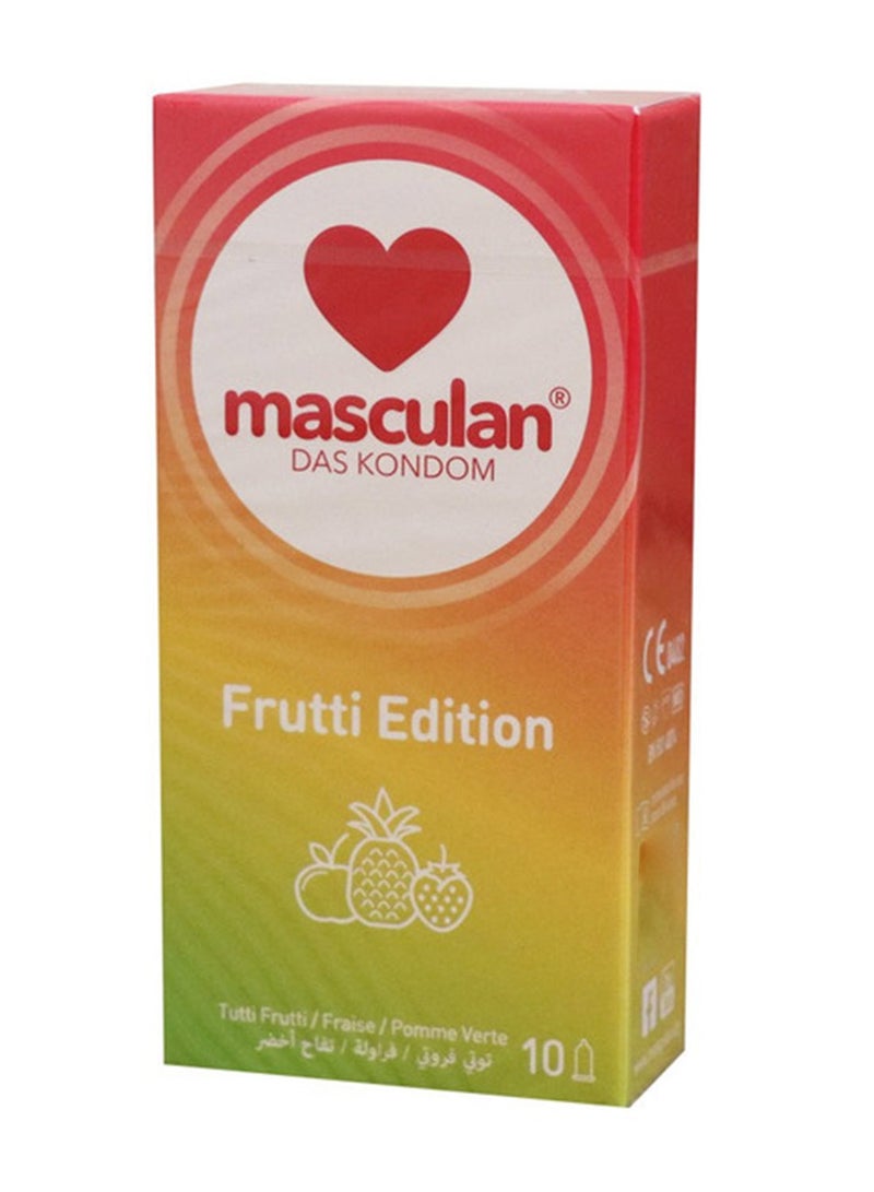masculan - 10-Piece Masculan Condom Fruti Edition - Image 1