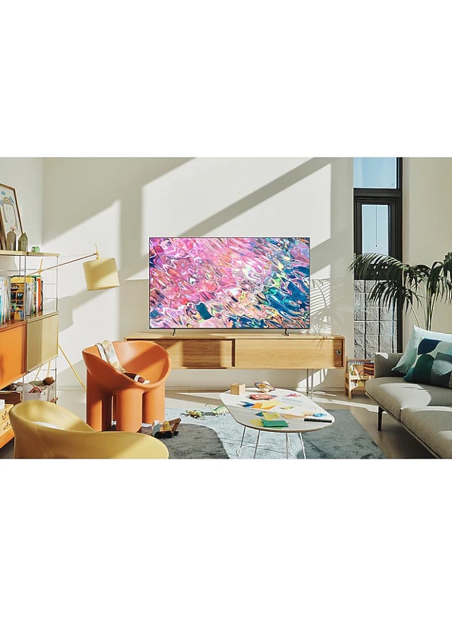 سامسونج - تلفزيون سامسونج 55 بوصة الذكي 4K UHD QLED مع رسيفر مدمج - Image 1