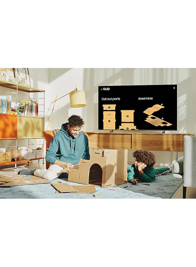 سامسونج - تلفزيون سامسونج 55 بوصة الذكي 4K UHD QLED مع رسيفر مدمج - Image 1