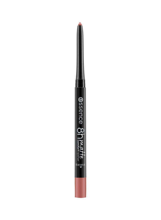 Essence 8 Hour Matte Comfort Lip Liner Pencil | Shade 04 Rosy Nude | Long Lasting Waterproof Lip Liner | Smooth Application for Precise Lip Definition | Comfortable Wear Matte Finish Rosy Nude - Image 2