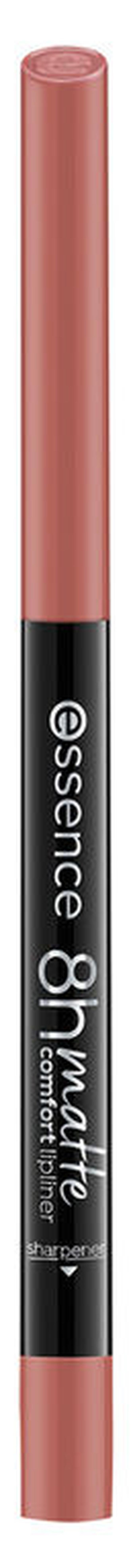 Essence 8 Hour Matte Comfort Lip Liner Pencil | Shade 04 Rosy Nude | Long Lasting Waterproof Lip Liner | Smooth Application for Precise Lip Definition | Comfortable Wear Matte Finish Rosy Nude - Image 1
