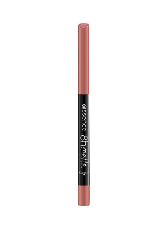 Essence 8 Hour Matte Comfort Lip Liner Pencil | Shade 04 Rosy Nude | Long Lasting Waterproof Lip Liner | Smooth Application for Precise Lip Definition | Comfortable Wear Matte Finish Rosy Nude - Image 1