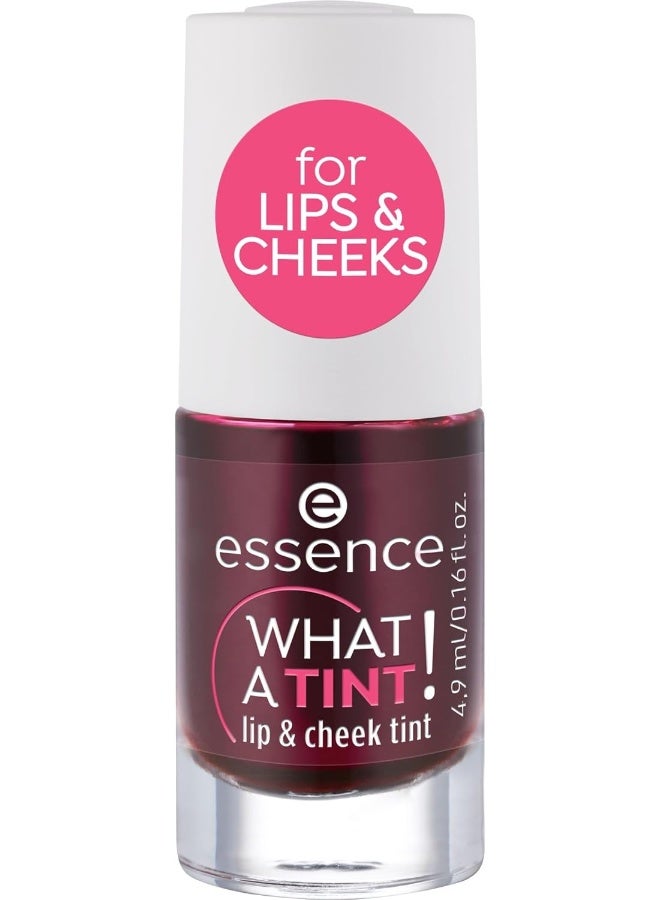 Essence What A Tint Lip and Cheek Tint | Kiss from a Rose | Natural Finish | Long Lasting Vegan Formula | Lightweight Organic Tint for Lips and Cheeks | Cruelty Free Makeup | 4.9 ml (Pack of 1) Kiss From A Rose - Image 3