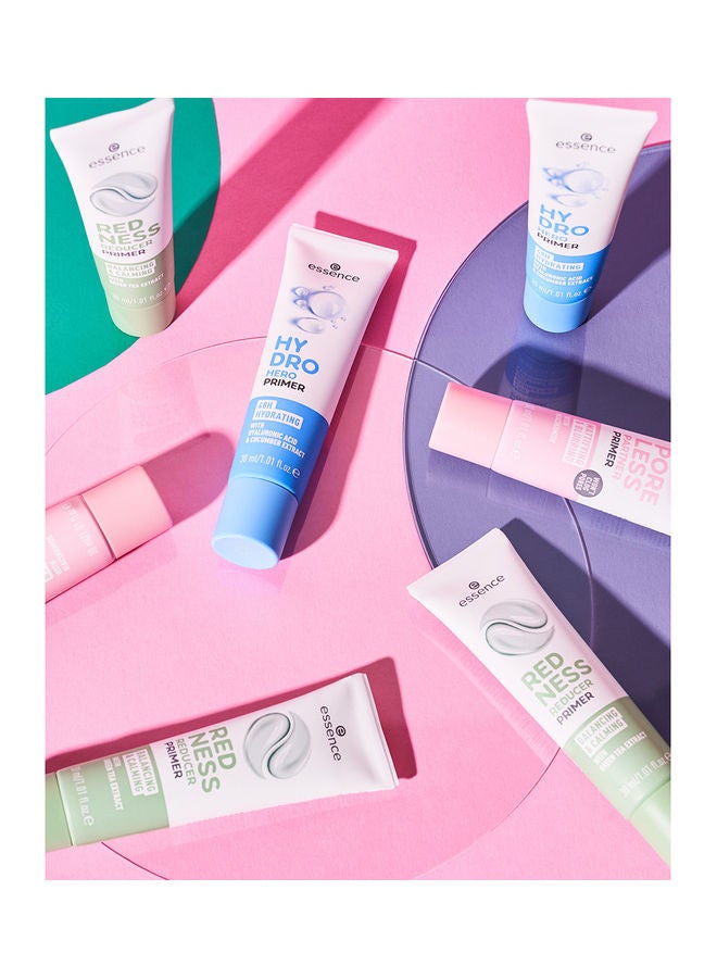 Essence Hydro Hero Moisturizing Primer | Lightweight Hydrating Makeup Base with Hyaluronic Acid & Cucumber Extract | Nourishing Cream Formula for Smooth & Fresh Skin | 30ml Transparent - Image 3