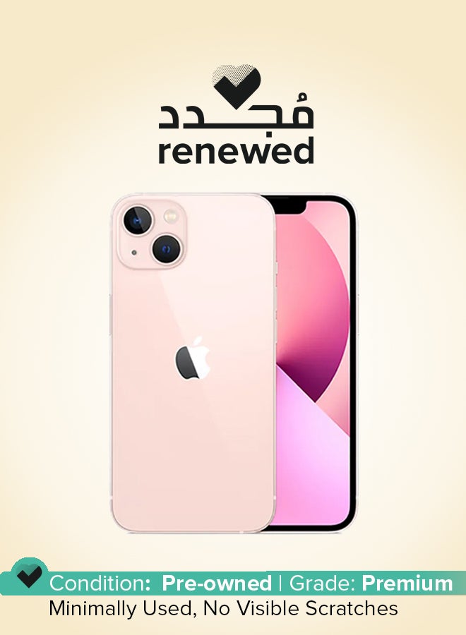 Apple Renewed - iPhone 13 Physical Dual Sim 128GB Pink 5G With FaceTime - Image 1