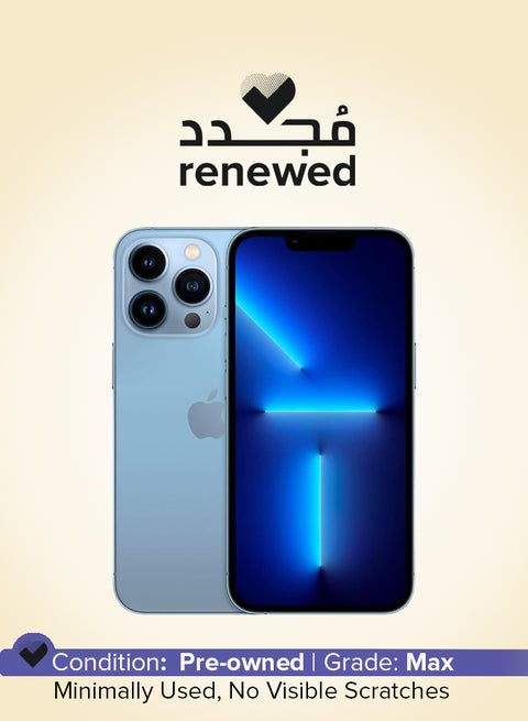 Renewed - iPhone 13 Pro 256GB Sierra Blue 5G With Facetime - International Version