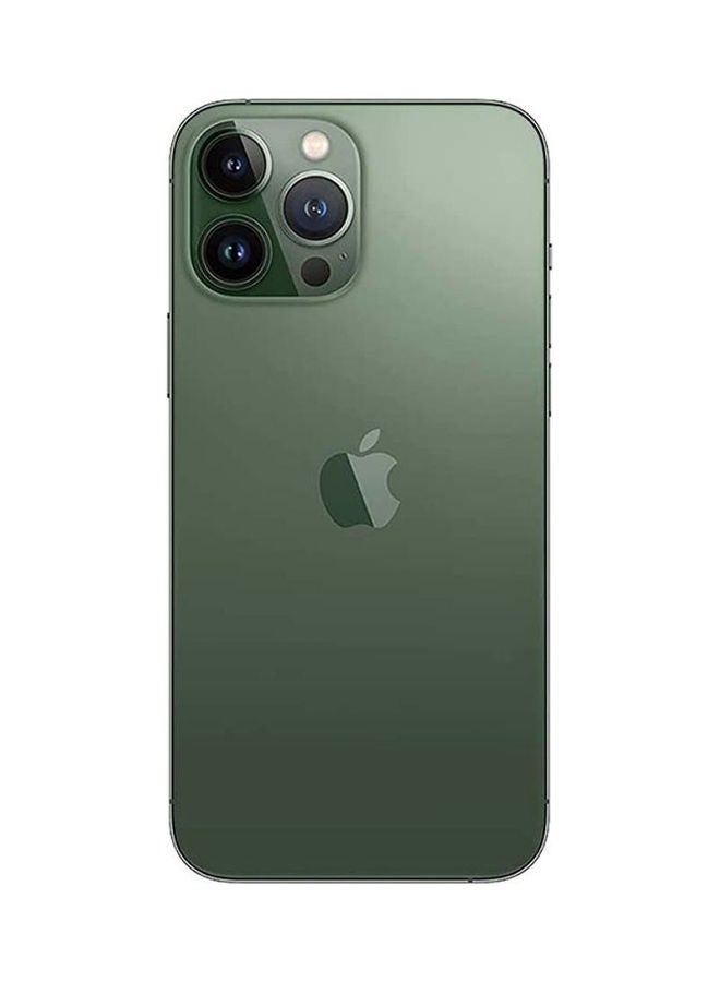 ابل  تم تجديده - iPhone 13 Pro max سعة 256 جيجابايت باللون الأخضر Alpine Green ومزود بتقنية 5G مع تطبيق Facetime - إصدار عالمي - Image 3