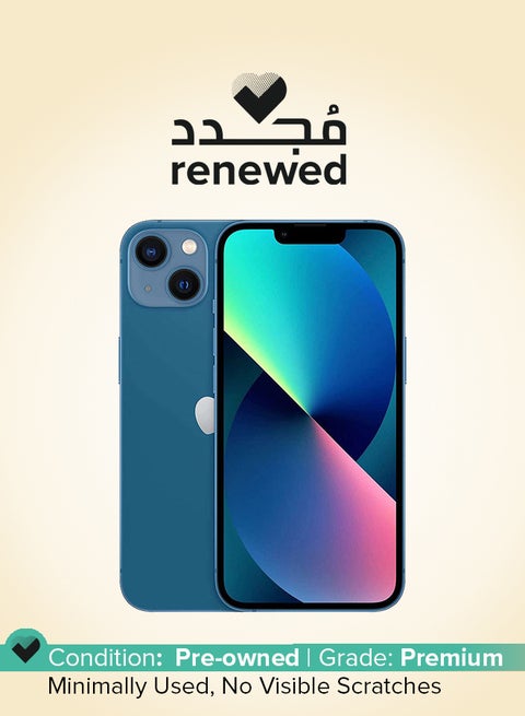 Renewed - iPhone 13 128GB Blue 5G With Facetime - International Version