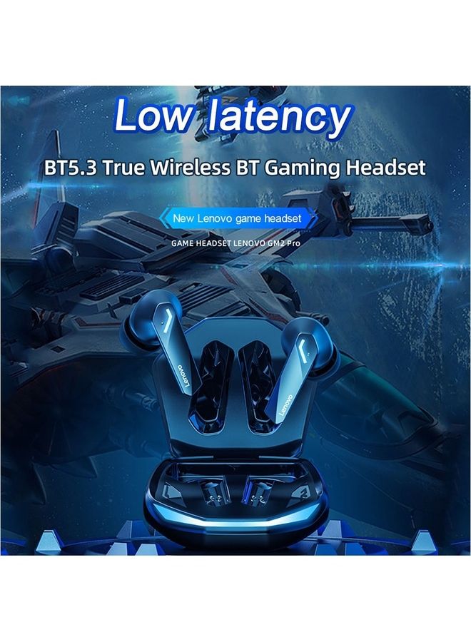 Lenovo Thinkplus GM2 Pro True Wireless BT Gaming Headphones In-ear Sport Earbuds BT5.3 Chip Game Music Dual Mode Low Delay Black - Image 5