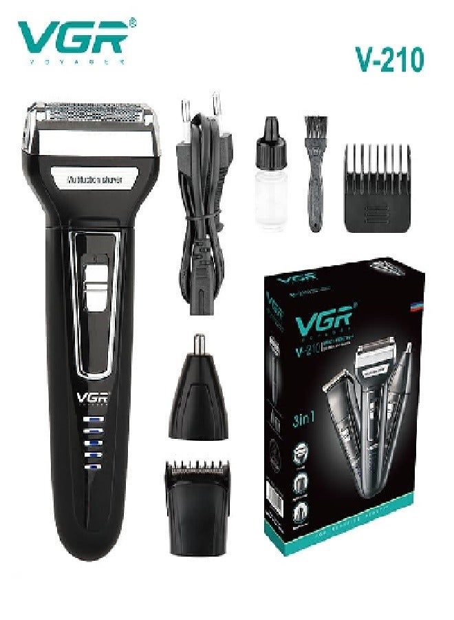 VGR - VGR V -210 Multi Function 3*1 Trimmer And Shaver - Image 1
