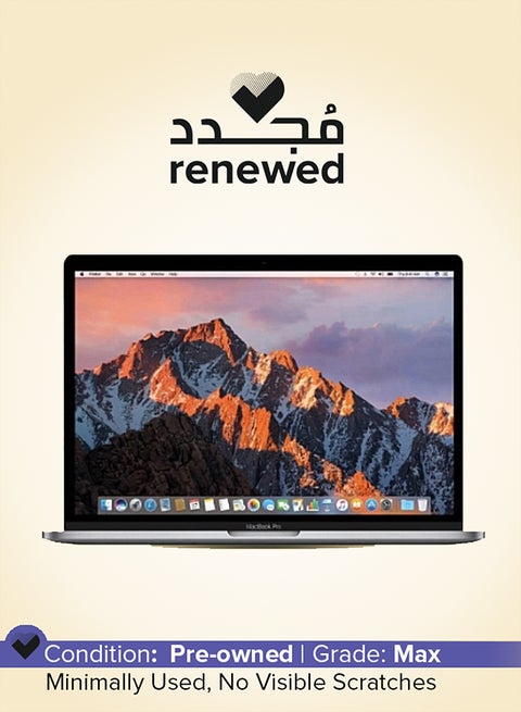 Renewed - Macbook Pro A1708 (2017) Laptop With 13.3-Inch Full HD Display,Intel Core i5 Processor/7th Gen/8GB RAM/256GB SSD/Iris Plus Graphics 640 Silver