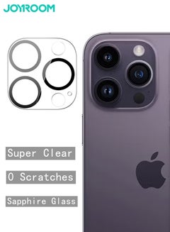 Camera Lens Protector For iPhone15 Pro/iPhone15 Pro Max/iPhone14 Pro/iPhone14 Pro Max Tempered Film Camera Protective Film HD Scratch Resistant Perfect Fit And Easy Installation Clear