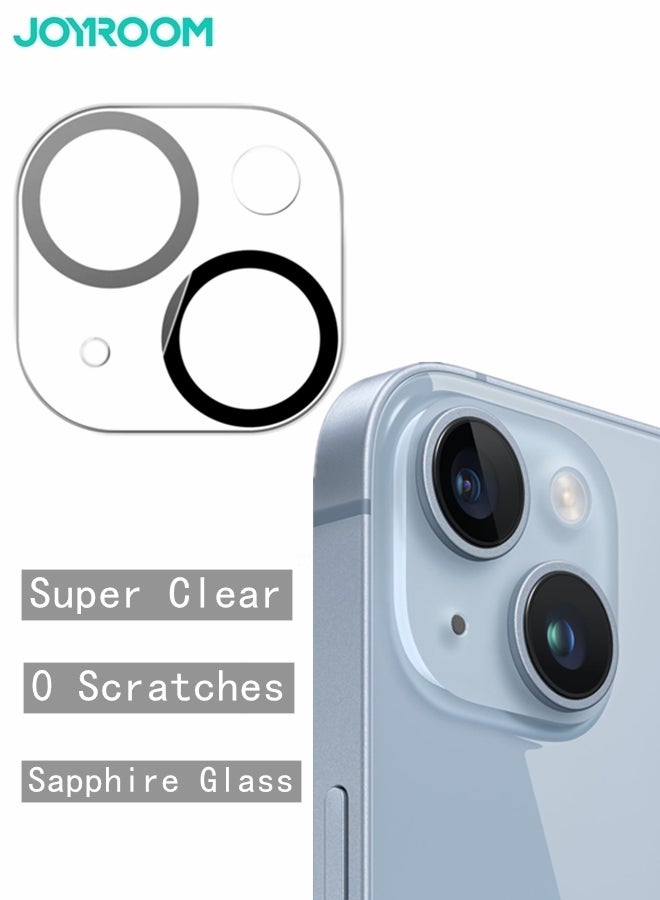 جوي روم محافظ عدسة الكاميرا الة لأجهزة iPhone 15 Pro / iPhone 15 Pro Max / iPhone 14 Pro / iPhone 14 Pro Max، فيلم حماية الكاميرا المقوى عالي الدقة مقاوم للخدوش، ملائمة مثالية وتركيب سهل. شفاف - Image 1
