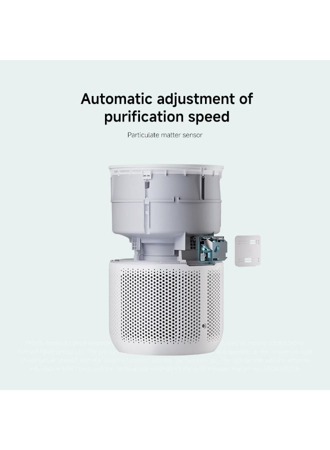Xiaomi Mi Smart Air Purifier 4 Compact Small High-efficiency Filtration Works with Ok google Alexa Mi Home APP with OLED Touch Control Display AC-M18-SC White - Image 4