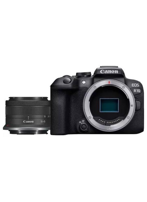 Canon EOS R10 Mirrorless Camera + RF-S 18-45mm F4.5-6.3 IS STM Lens - Image 1