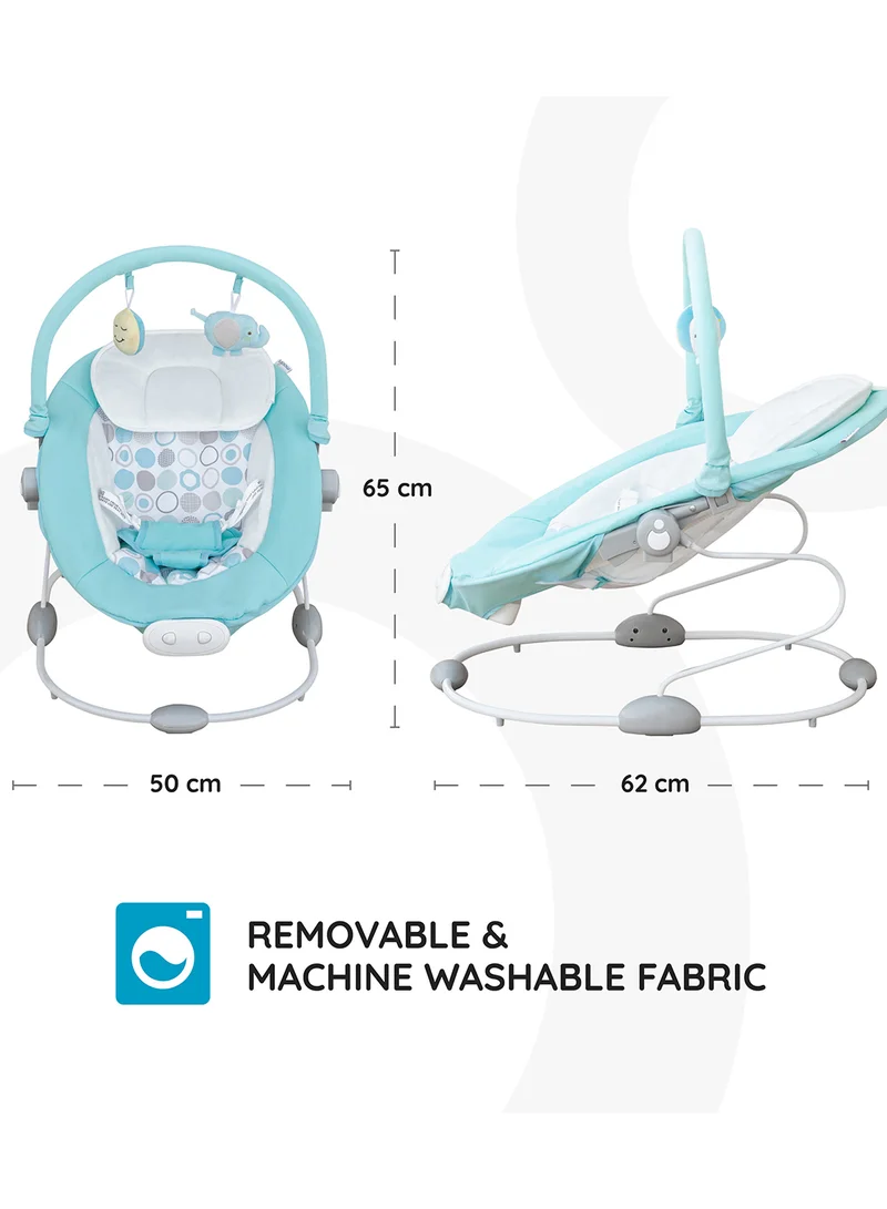Moon Hopper Baby Bouncer Portable Soothing Seat With Vibration 3+ Months