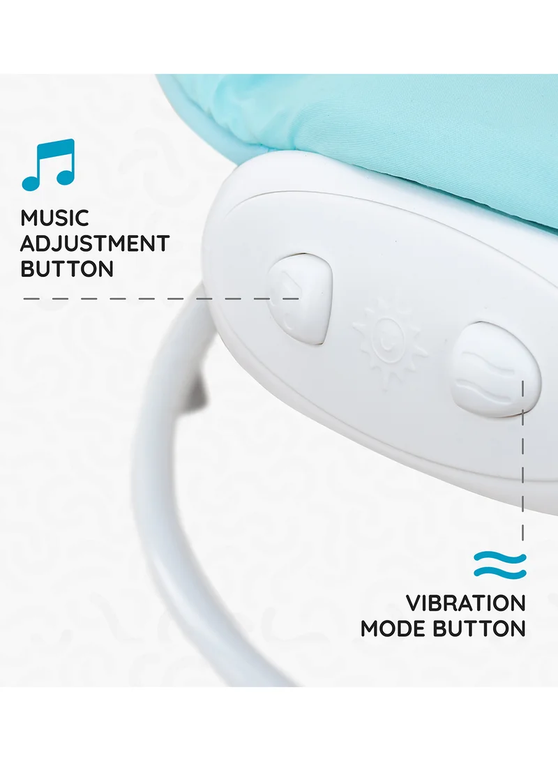Moon Hopper Baby Bouncer Portable Soothing Seat With Vibration 3+ Months