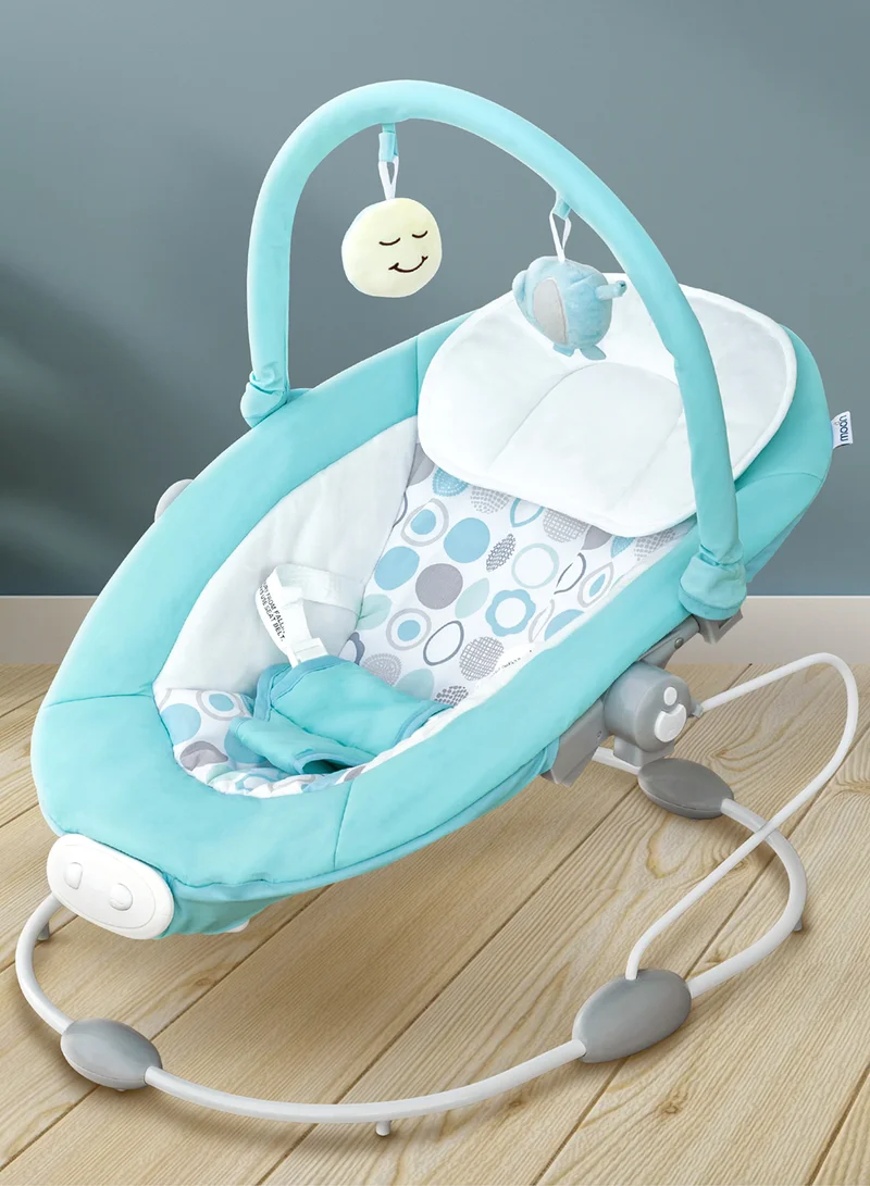Moon Hopper Baby Bouncer Portable Soothing Seat With Vibration 3+ Months