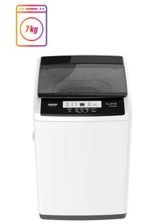 NIKAI Top Loading Washing Machine | Fuzzy Logic | 8 Smart Programs | Water-Efficient with Quick Wash | Auto Balancing Control | Stainless Steel Drum | Eco-Friendly & Silent Operation | 7 kg NWM07000TK24 Grey  - Image 1