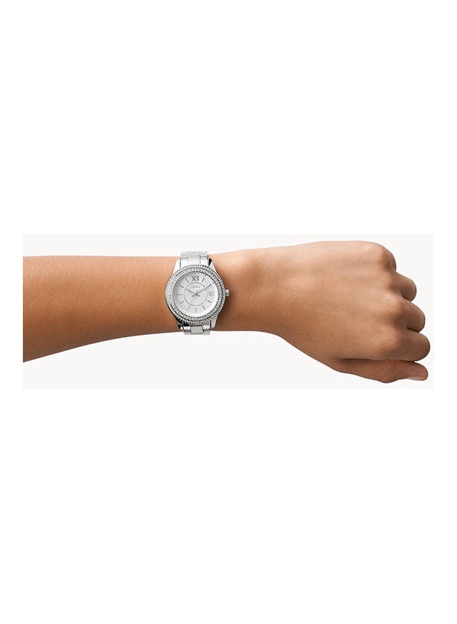 FOSSIL Women's Stainless Steel Analog Wrist Watch ES5130 - Image 4
