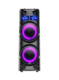 JVC Portable Bluetooth Party speaker with wireless mic and remote control XS-N7222PB Black  - Image 3