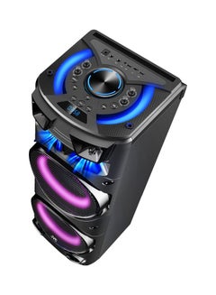 JVC Portable Bluetooth Party speaker with wireless mic and remote control XS-N7222PB Black  - Image 4