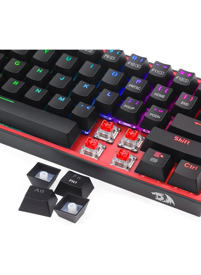 Fizz Pro K616-RGB Bluetooth, 2.4G,Wired RGB Mechanical Gaming Keyboard - Black - pnsku/N53354498A/45/_/1741856324/9624f4df-bebf-40a4-a0d0-8bdb6a5b2b2b