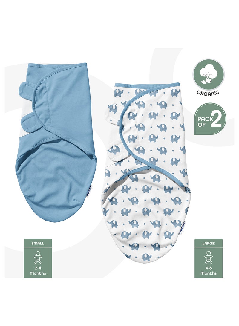 Moon Organic Swaddle Pack of 2  - Image 4