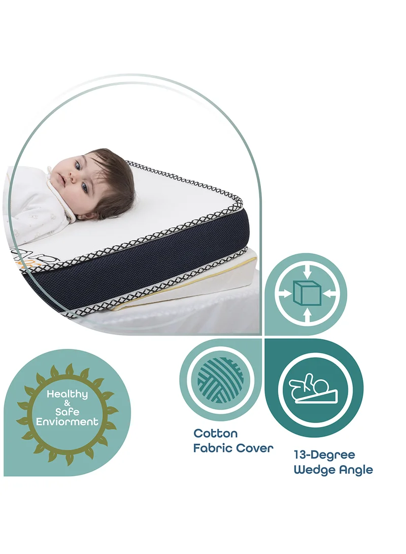 مون Universal Crib Wedge With Organic Wedge Fabric