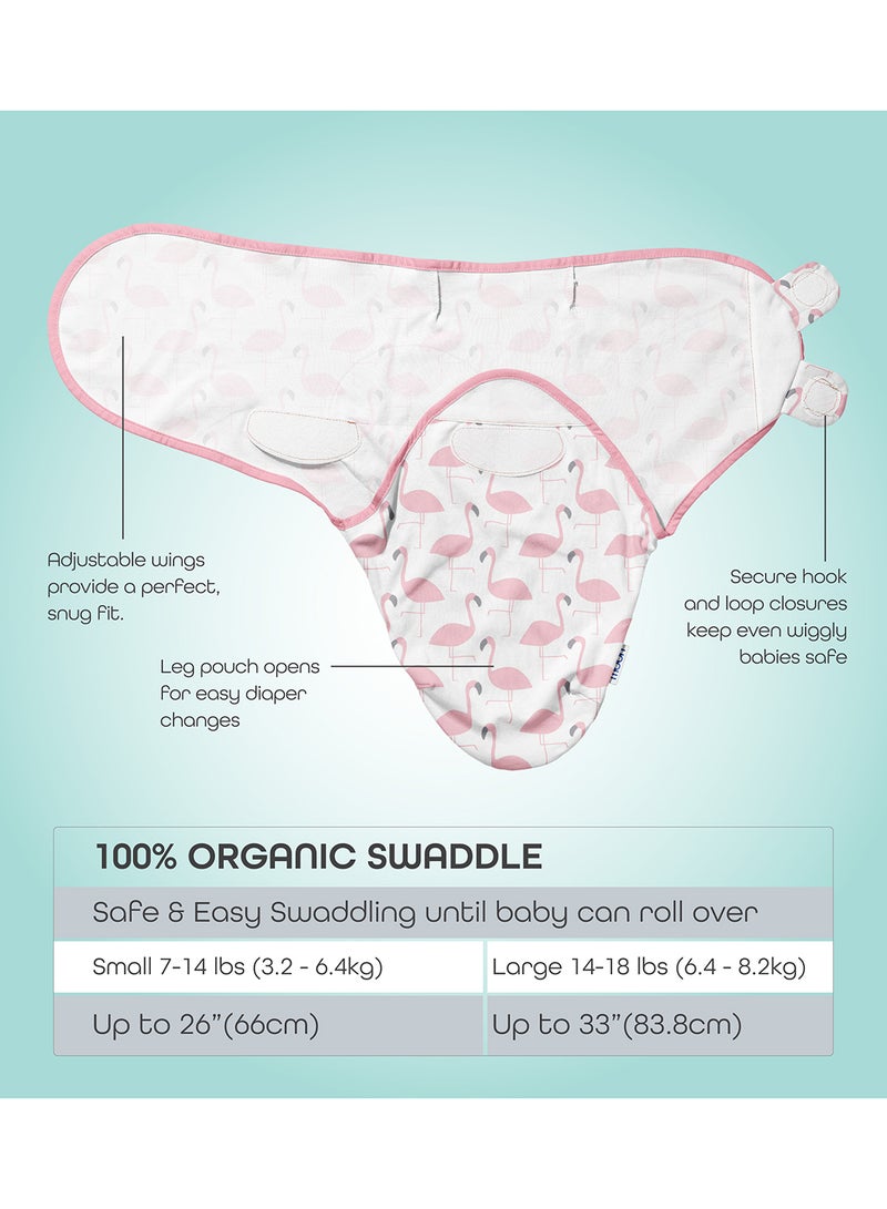 Moon Organic Swaddle Pack of 2 - Image 2