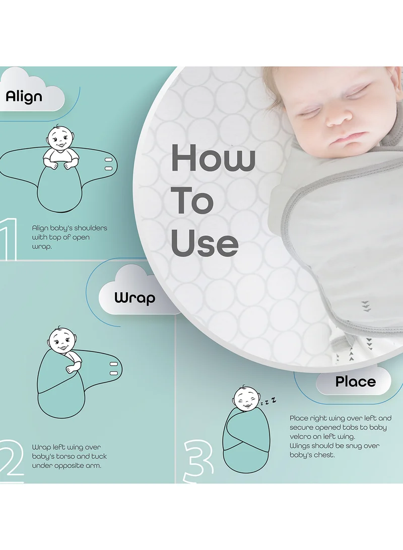 Moon Organic Swaddle Pack of 2