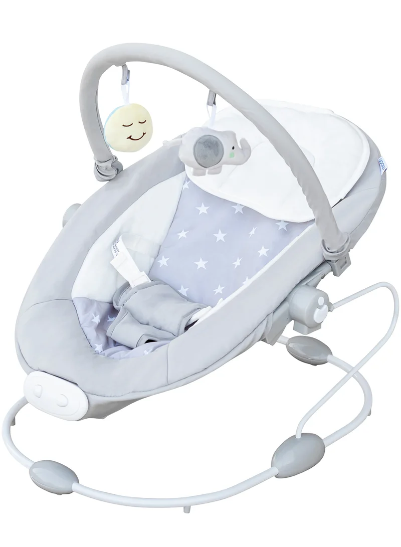 مون Hopper Baby Bouncer Portable Soothing Seat With Vibration 0-6 Months